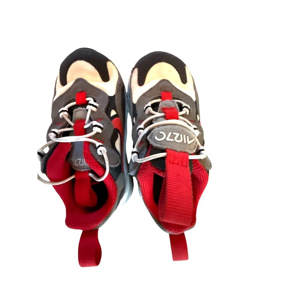 Toddler Nike Air Max 270 React Sneakers Size 6C Red/Gray/White